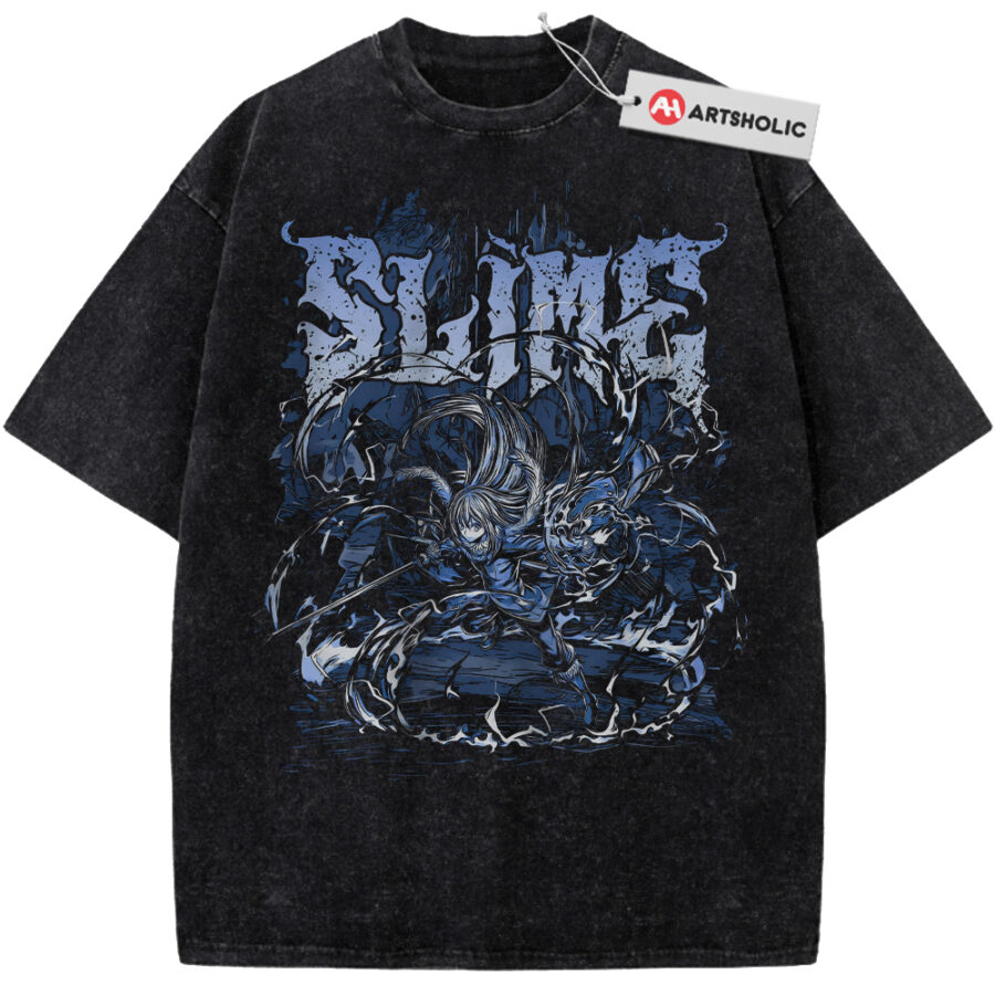 Alternative view of Rimuru Tempest Shirt, That Time I Got Reincarnated as a Slime Shirt, Anime Shirt, Vintage Tee