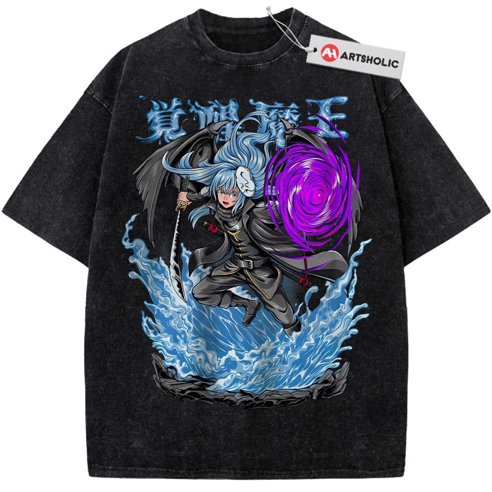 Alternative view of Rimuru Tempest Shirt, That Time I Got Reincarnated as a Slime Shirt, Anime Shirt, Vintage Tee