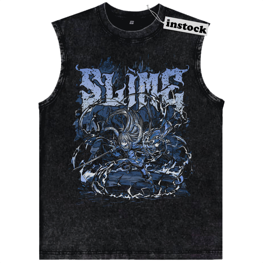 Rimuru Tempest Tank Top, That Time I Got Reincarnated as a Slime Tank Top, Anime Tank Top, Vintage Tank Top