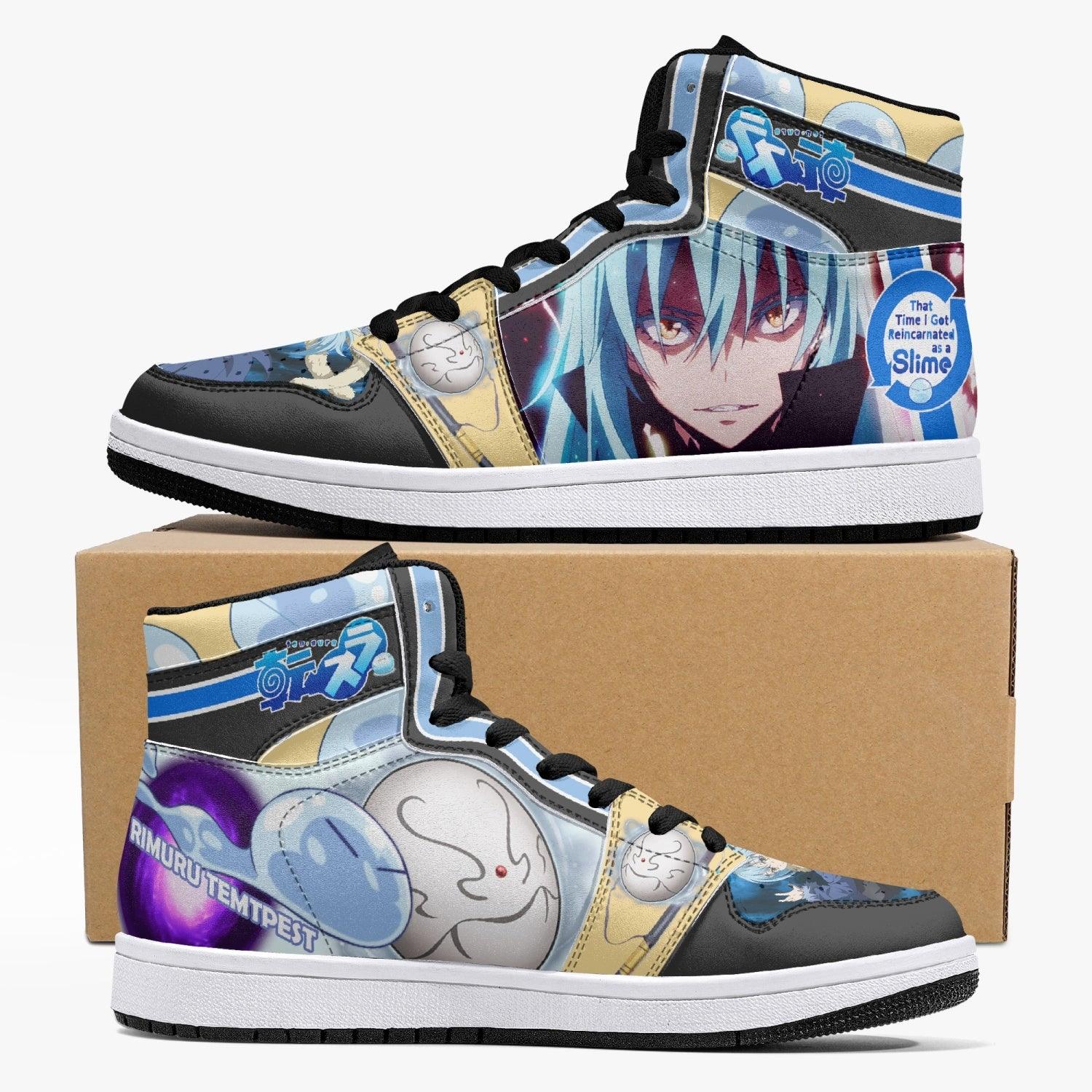Rimuru Tempest That Time I Got Reincarnated as a Slime Custom Sneaker Mid 1 Basketball Shoes - Otaku Hall