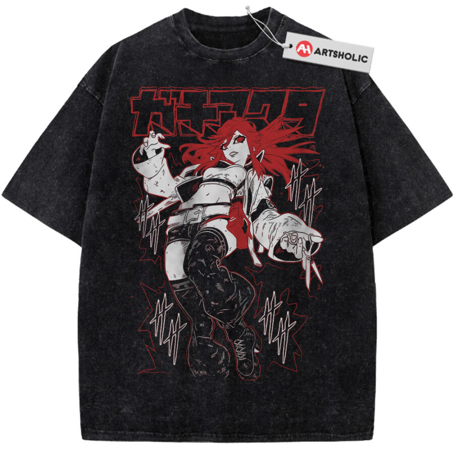 Alternative view of Riyo Reaper Shirt, Gachiakuta Shirt, Anime Shirt, Vintage T-Shirt