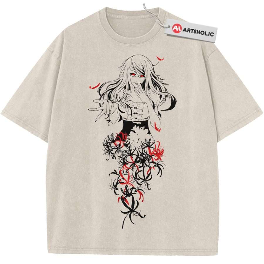 Alternative view of Rize Kamishiro Shirt, Tokyo Ghoul Shirt, Anime Shirt, Vintage Tee
