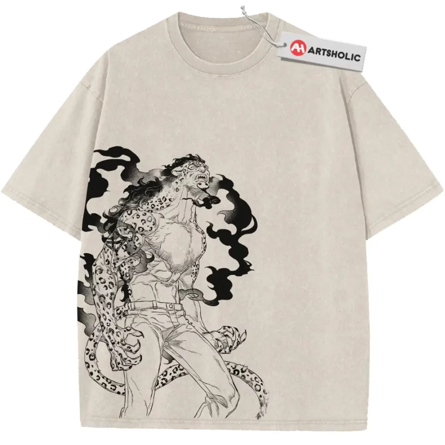 Alternative view of Rob Lucci Shirt, One Piece Shirt, Anime Shirt, Vintage Tee