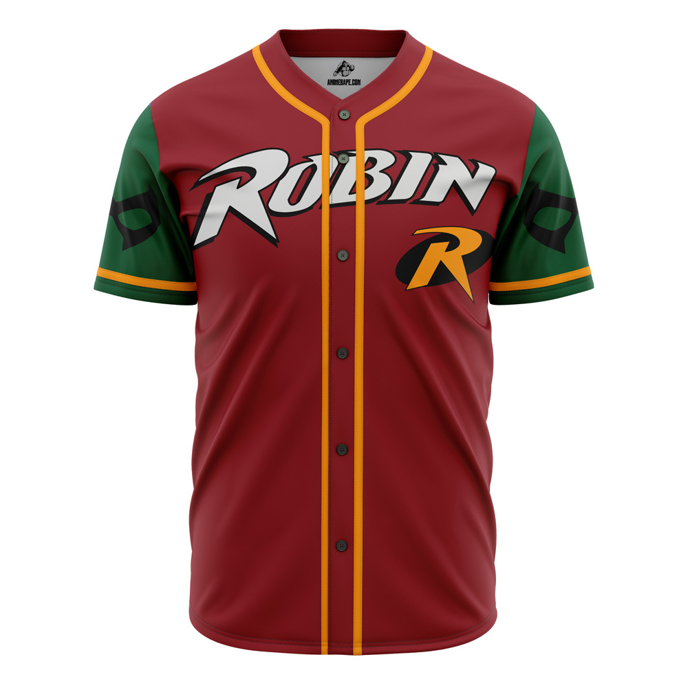Robin DC Comics Custom Baseball Jersey - Otaku Hall
