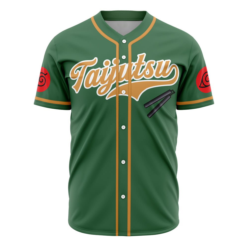 Rock Lee Naruto Custom Baseball Jersey - Otaku Hall