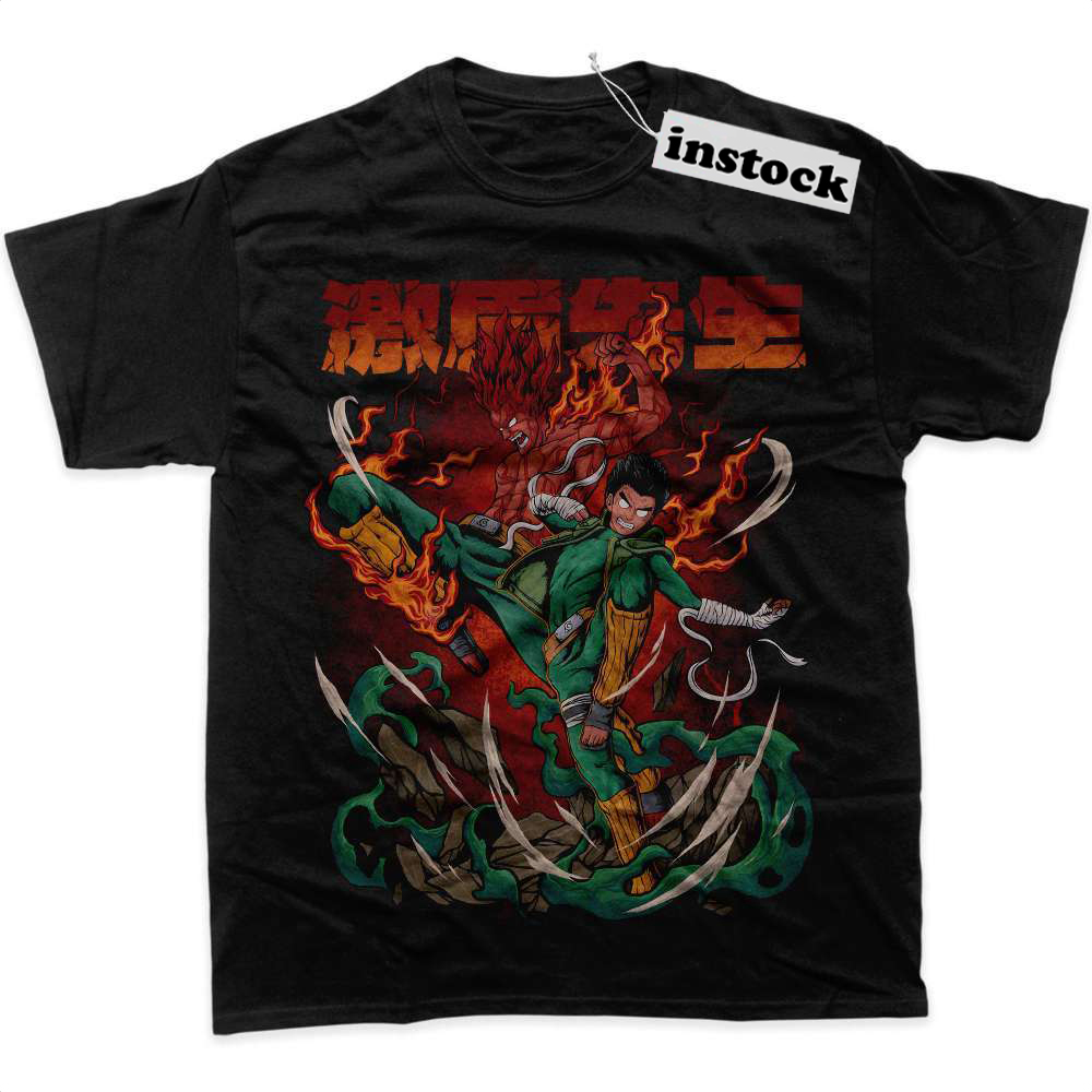 Rock Lee Shirt, Might Guy Shirt, Naruto Shirt, Anime Shirt, Graphic T-Shirt