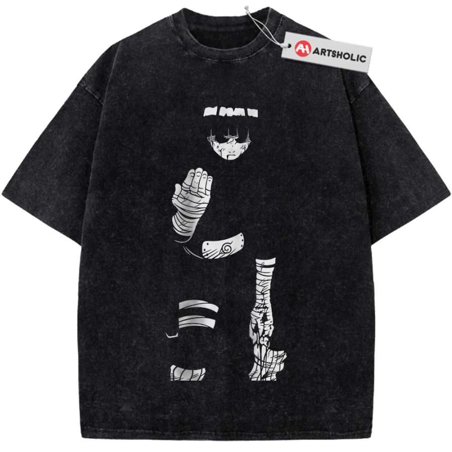 Alternative view of Rock Lee Shirt, Naruto Shirt, Anime Shirt, Vintage T-Shirt