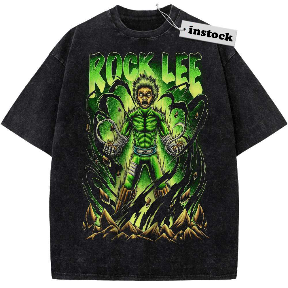 Rock Lee Shirt, Naruto Shirt, Anime Shirt, Vintage Tee