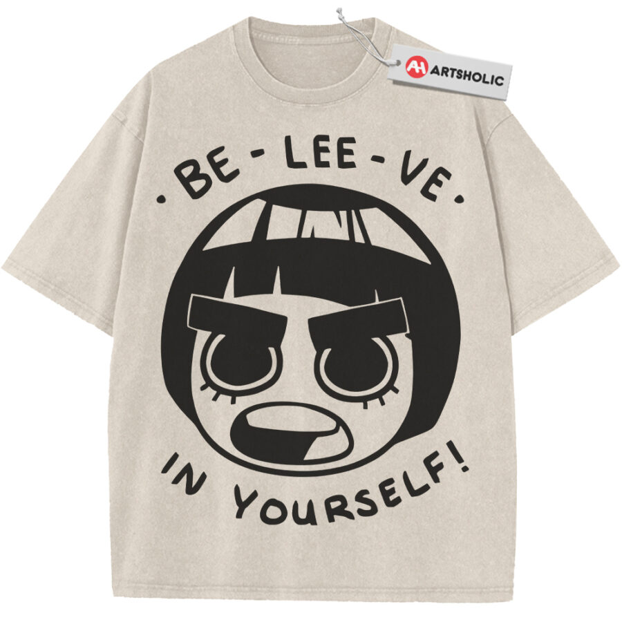 Alternative view of Rock Lee Shirt, Naruto Shirt, Anime Shirt, Vintage Tee