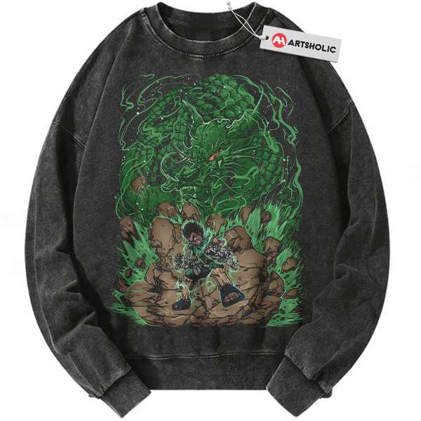 Rock Lee Sweatshirt, Naruto Sweatshirt, Anime Sweatshirt, Vintage Sweatshirt