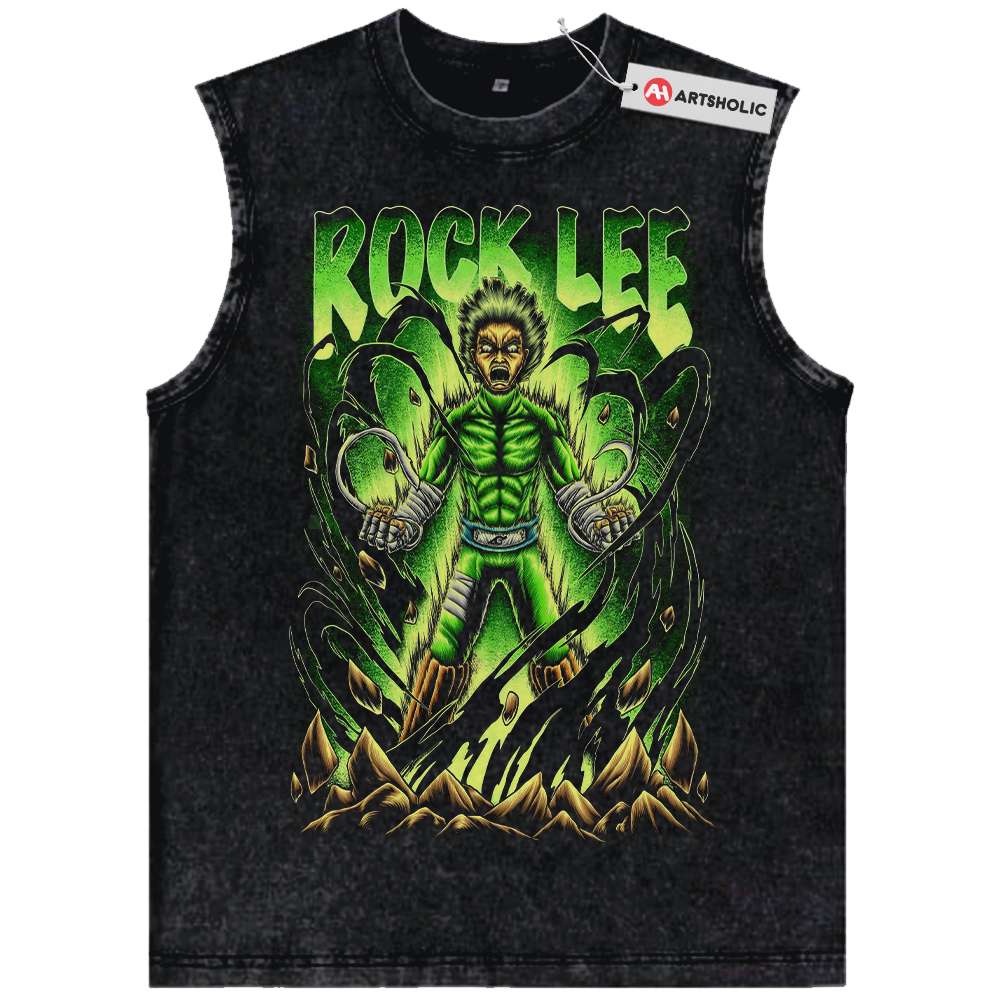 Rock Lee Tank Top, Naruto Tank Top, Anime Tank Top, Vintage Tank Top