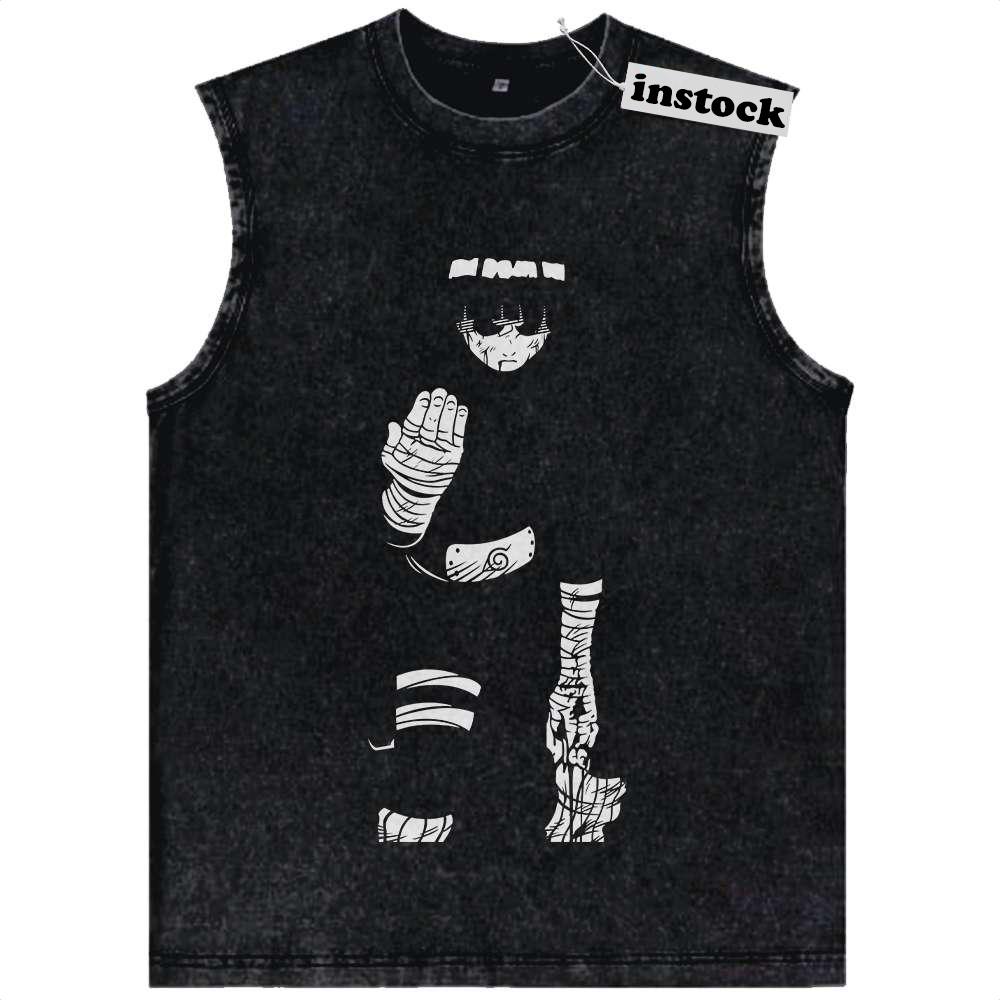Rock Lee Tank Top, Naruto Tank Top, Anime Tank Top, Vintage Tank Top
