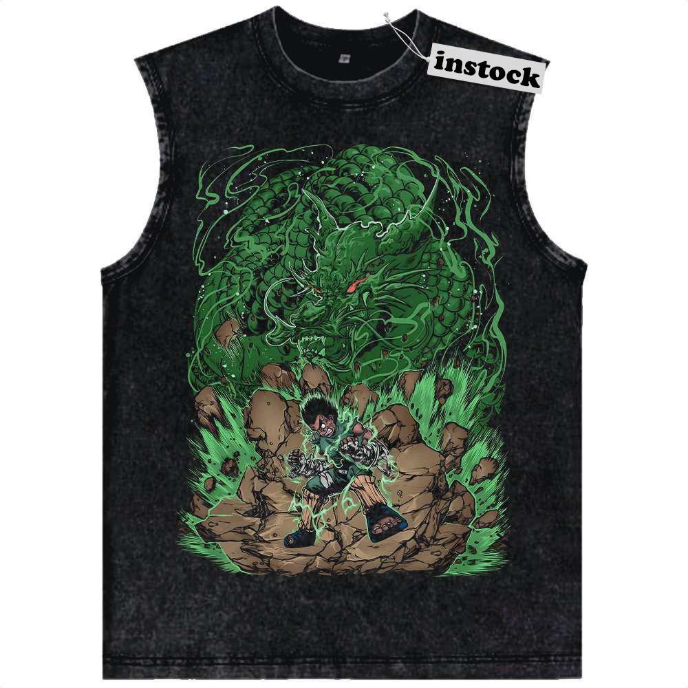 Rock Lee Tank Top, Naruto Tank Top, Anime Tank Top, Vintage Tank Top