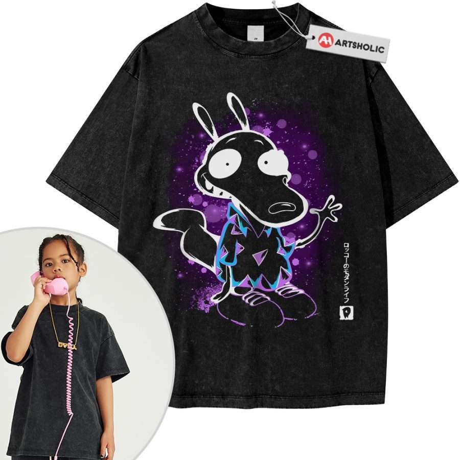 Alternative view of Rocko's Modern Life Shirt For Kids, Animated Shirt For Kids, Vintage T-Shirt For Kids