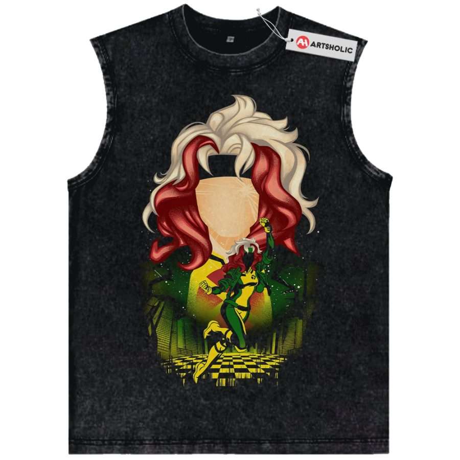 Alternative view of Rogue Tank Top, X-Men Tank Top, Marvel Comics Tank Top, Vintage Tank Top