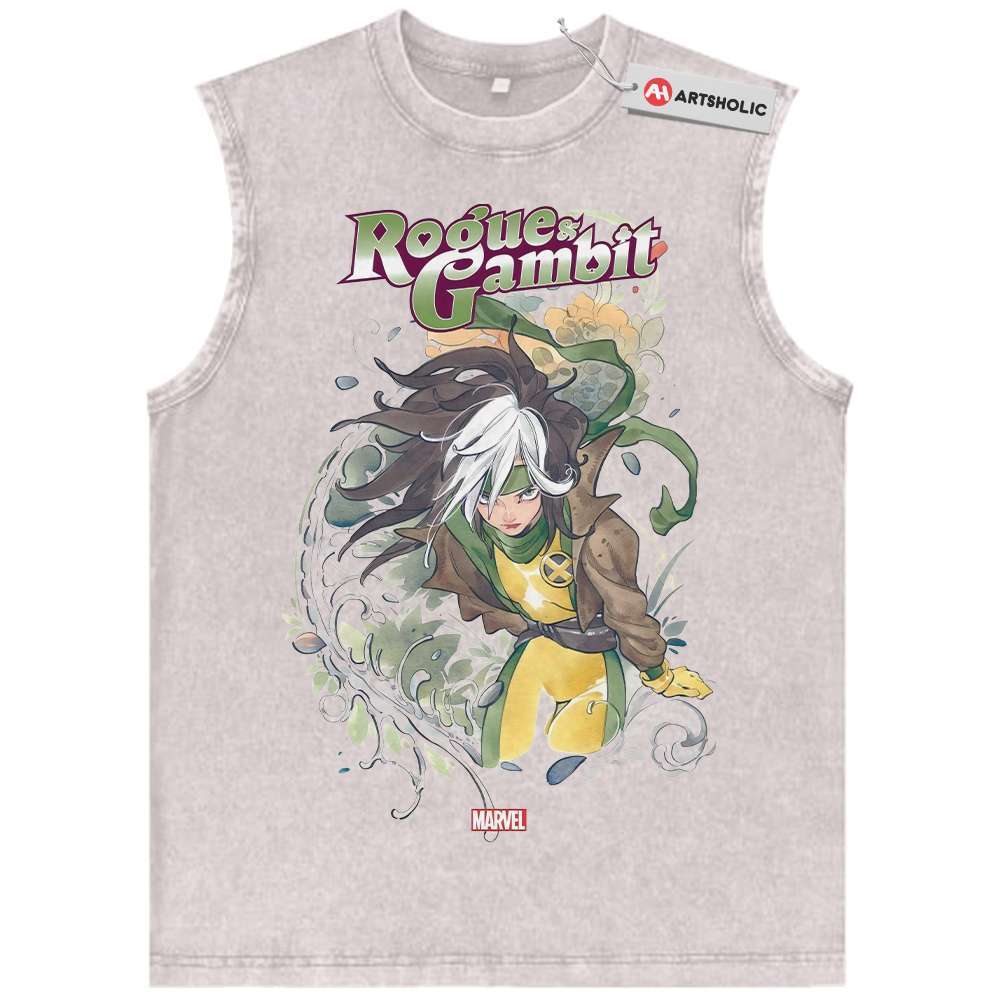 Alternative view of Rogue Tank Top, X-Men Tank Top, Marvel Comics Tank Top, Vintage Tank Top