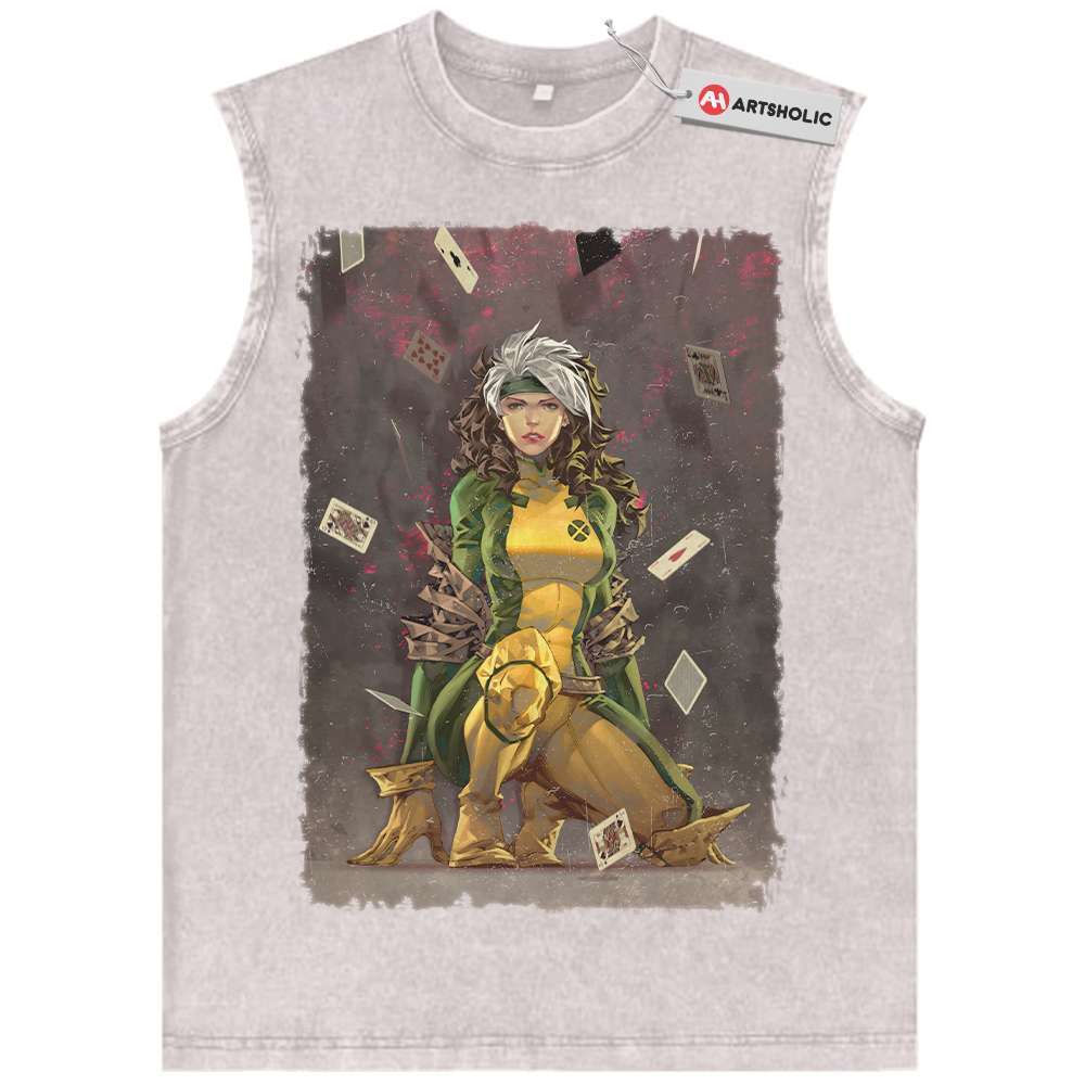 Alternative view of Rogue Tank Top, X-Men Tank Top, Marvel Comics Tank Top, Vintage Tank Top