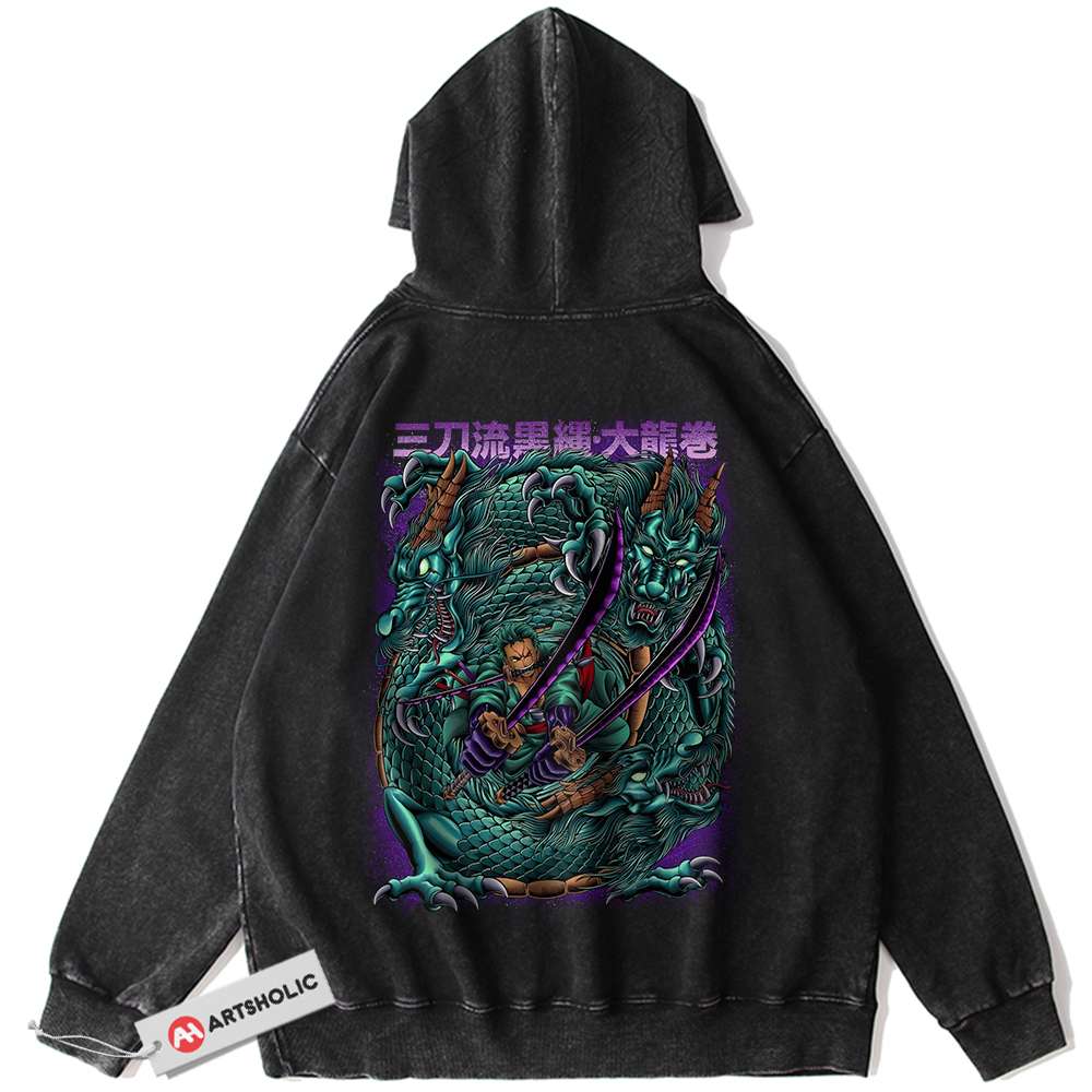 Roronoa Zoro Hoodie, One Piece Hoodie, Anime Hoodie, Vintage Hoodie