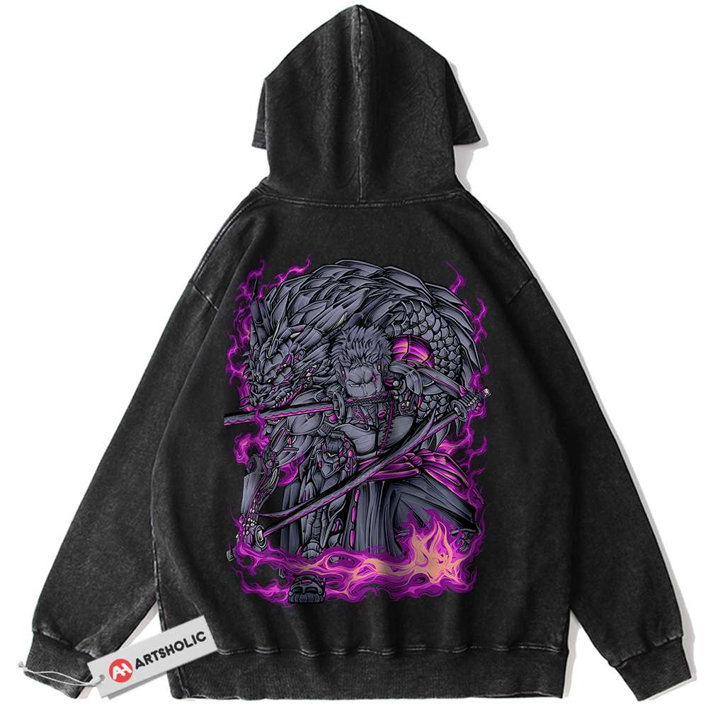 Roronoa Zoro Hoodie, One Piece Hoodie, Anime Hoodie, Vintage Hoodie
