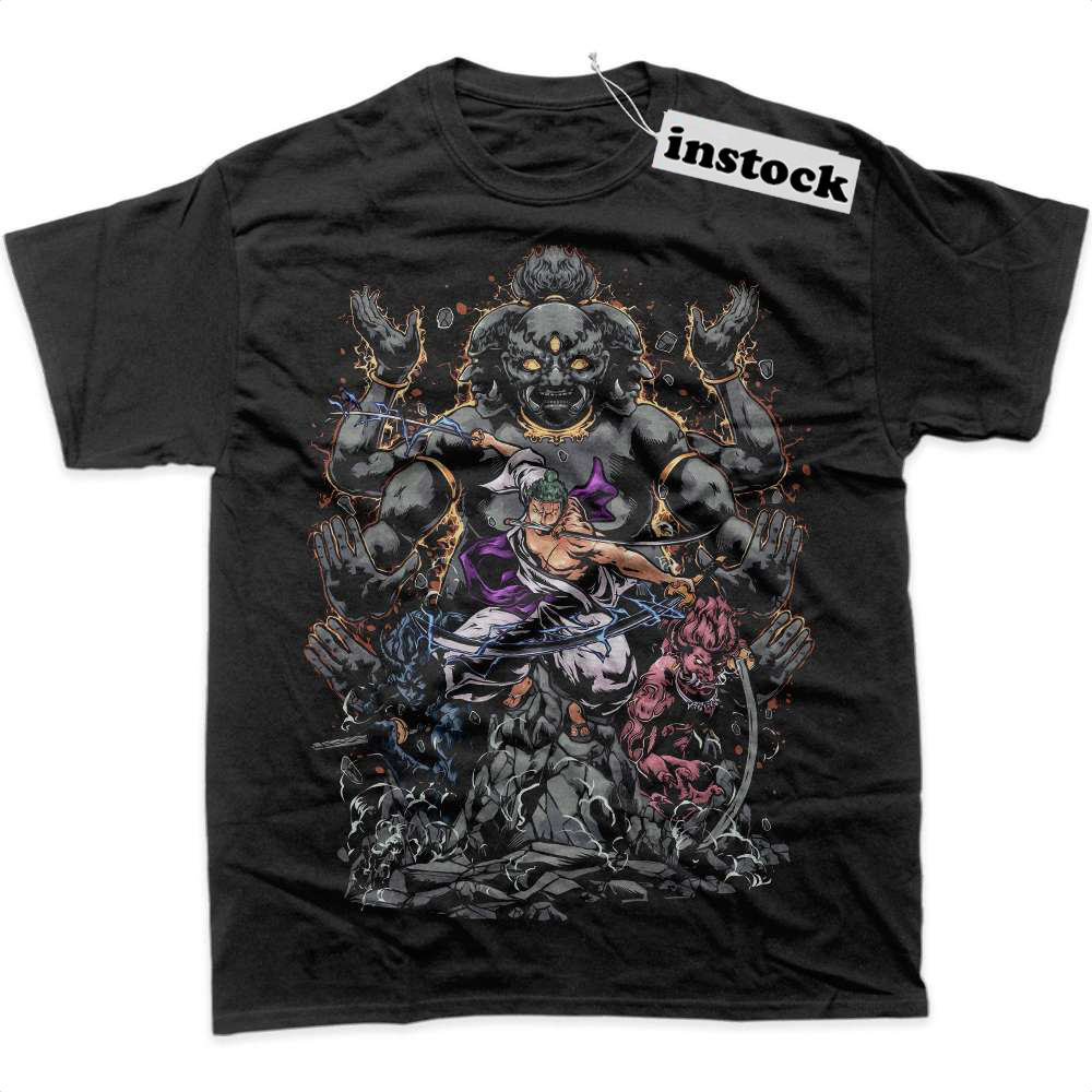 Roronoa Zoro Shirt, One Piece Shirt, Anime Shirt, Graphic T-Shirt