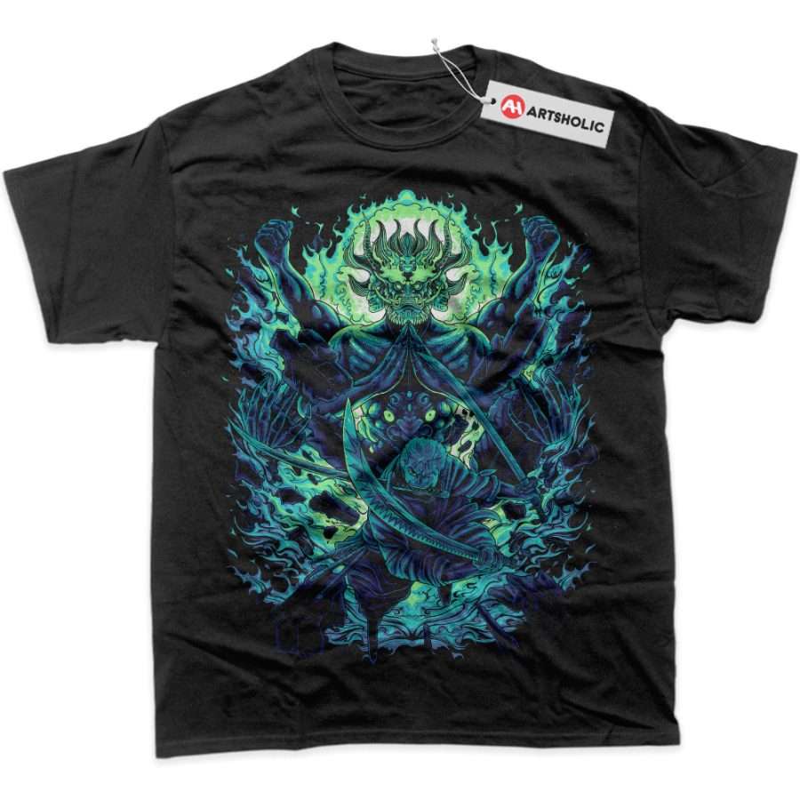 Alternative view of Roronoa Zoro Shirt, One Piece Shirt, Anime Shirt, Graphic T-Shirt