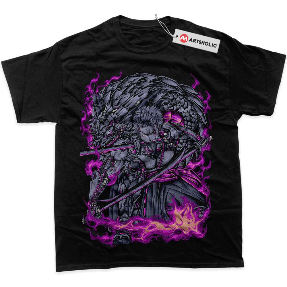 Alternative view of Roronoa Zoro Shirt, One Piece Shirt, Anime Shirt, Graphic Tee