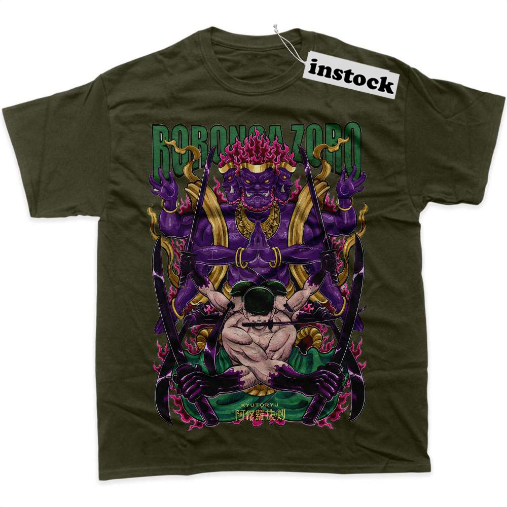 Roronoa Zoro Shirt, One Piece Shirt, Anime Shirt, graphic Tee