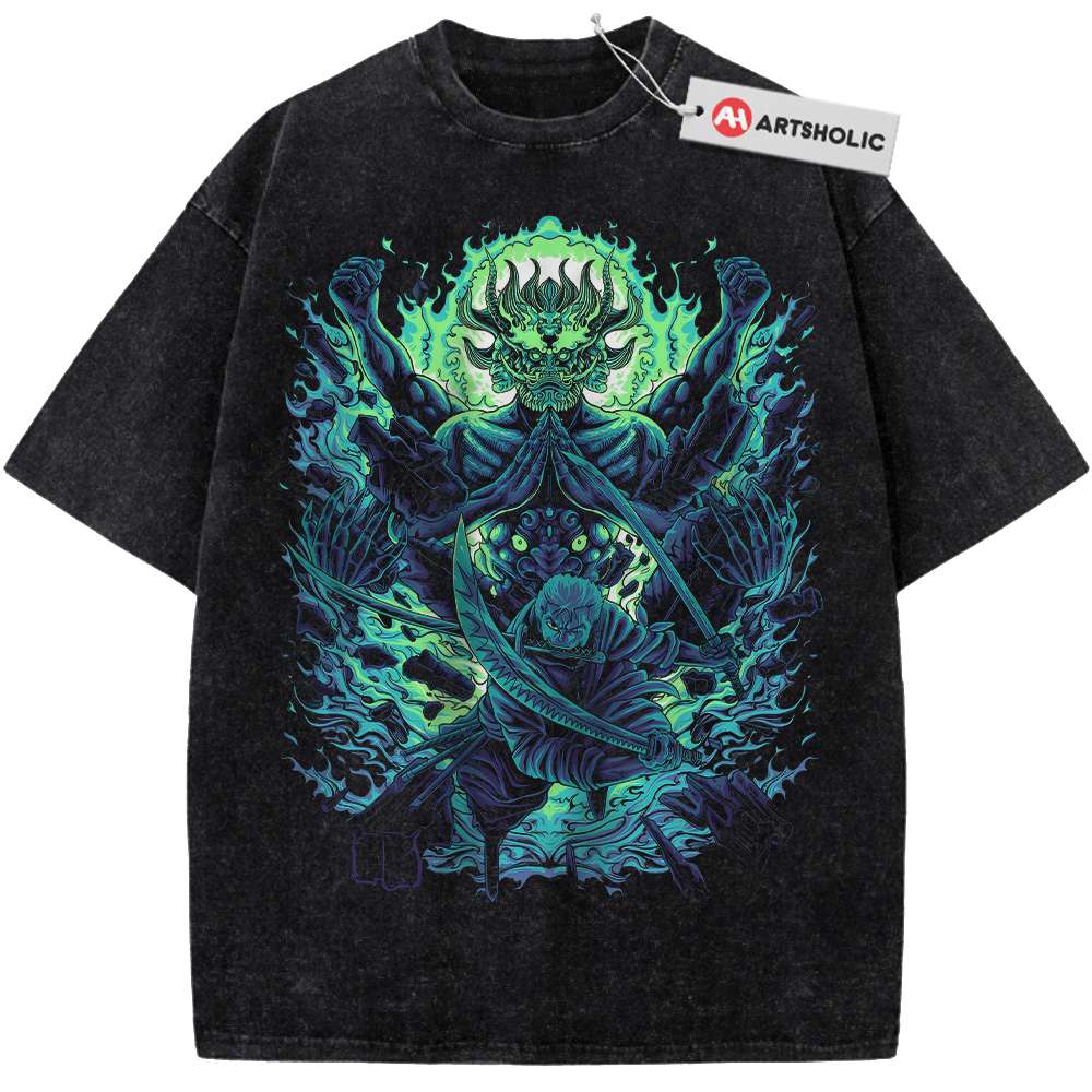 Roronoa Zoro Shirt, One Piece Shirt, Anime Shirt, Vintage T-Shirt