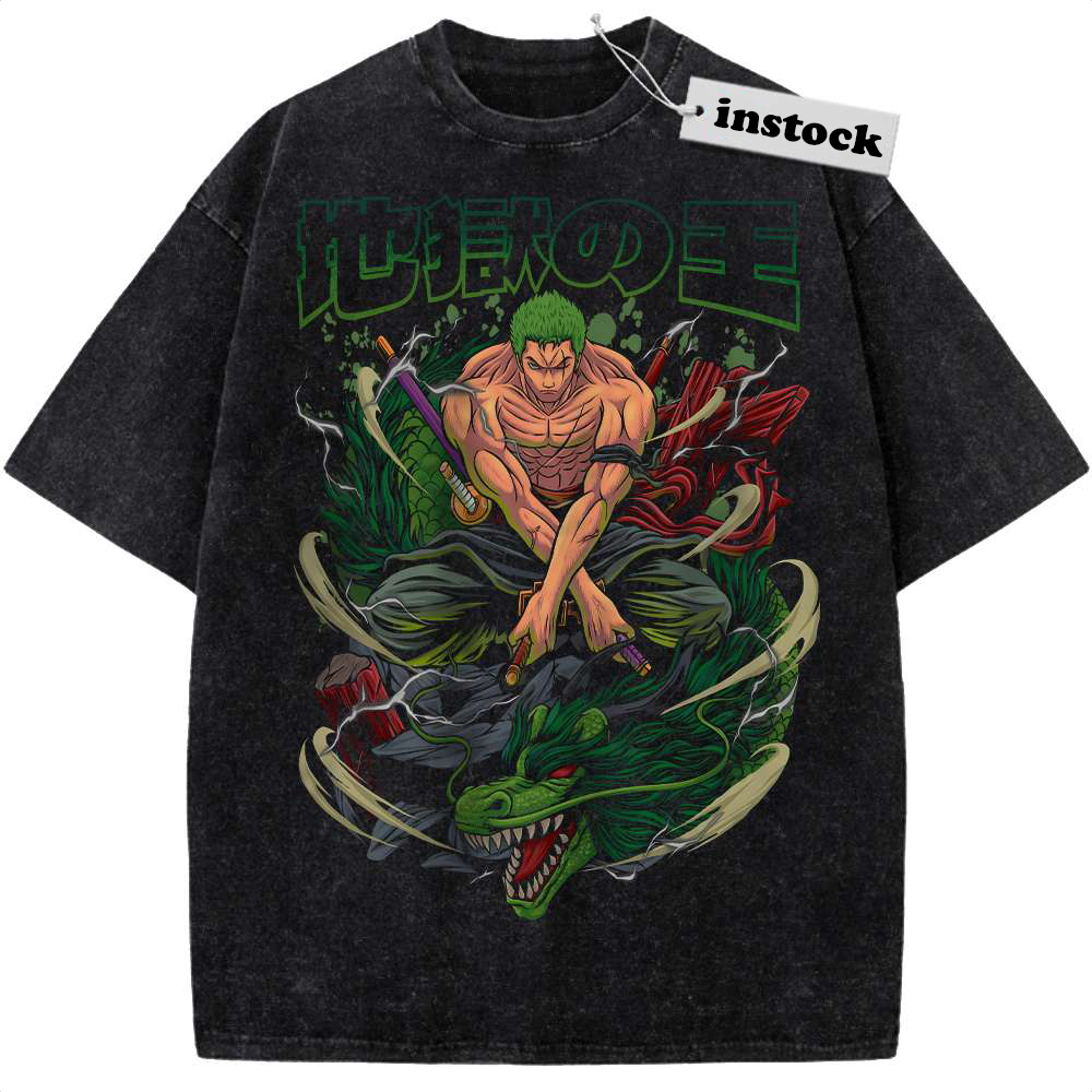 Roronoa Zoro Shirt, One Piece Shirt, Anime Shirt, Vintage Tee