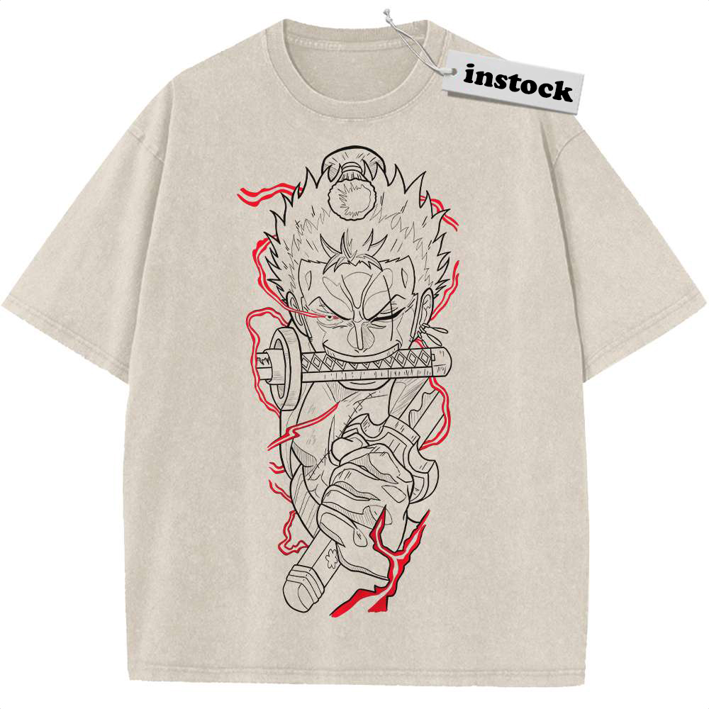 Roronoa Zoro Shirt, One Piece Shirt, Anime Shirt, Vintage Tee