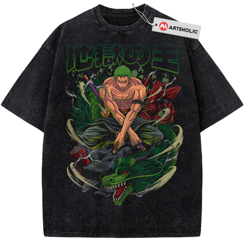 Roronoa Zoro Shirt, One Piece Shirt, Anime Shirt, Vintage Tee