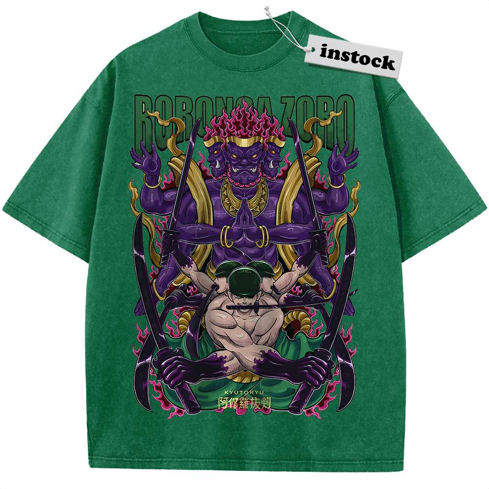 Roronoa Zoro Shirt, One Piece Shirt, Anime Shirt, Vintage Tee