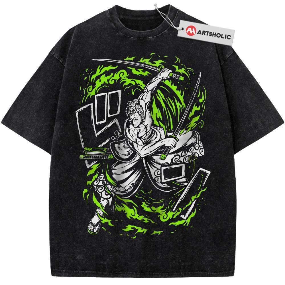 Roronoa Zoro Shirt, One Piece Shirt, Anime Shirt, Vintage Tee