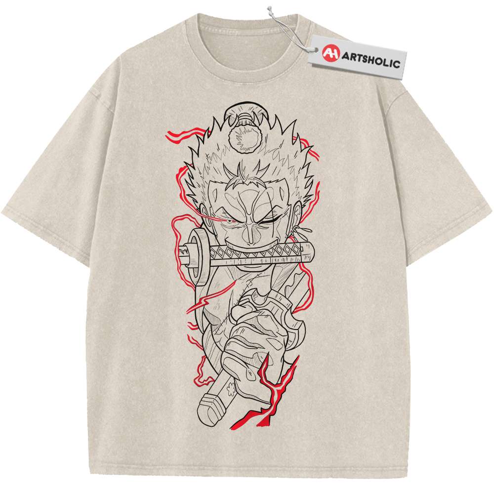 Roronoa Zoro Shirt, One Piece Shirt, Anime Shirt, Vintage Tee