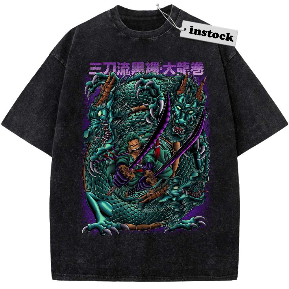 Roronoa Zoro Shirt, One Piece Shirt, Anime Shirt, Vintage Tee