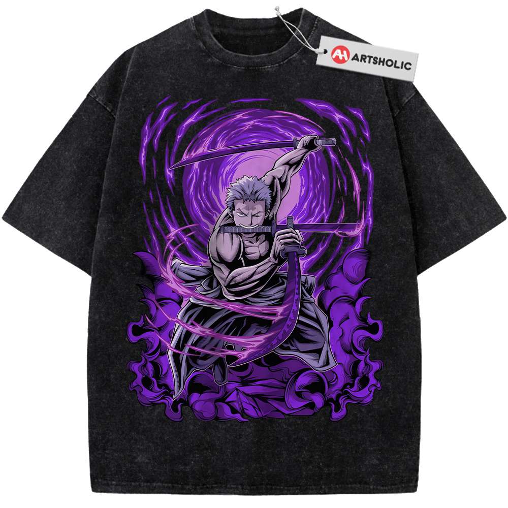 Roronoa Zoro Shirt, One Piece Shirt, Anime Shirt, Vintage Tee