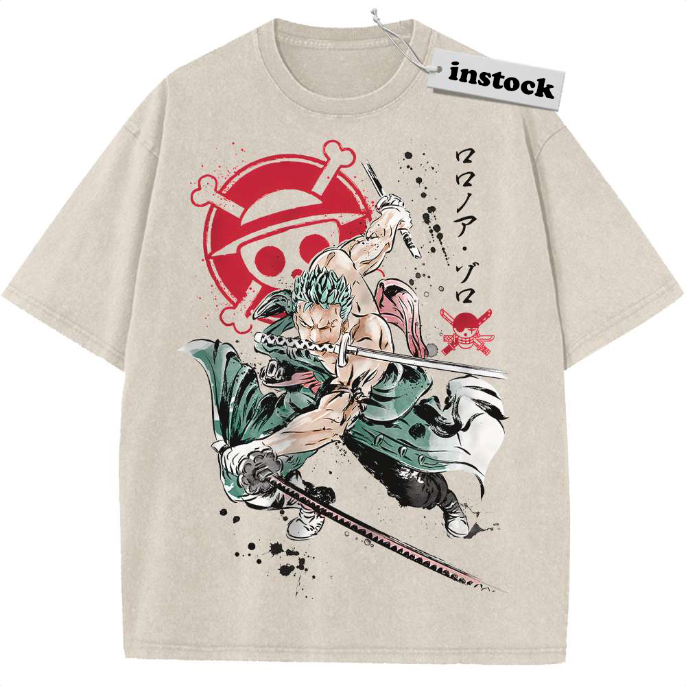 Roronoa Zoro Shirt, One Piece Shirt, Anime Shirt, Vintage Tee