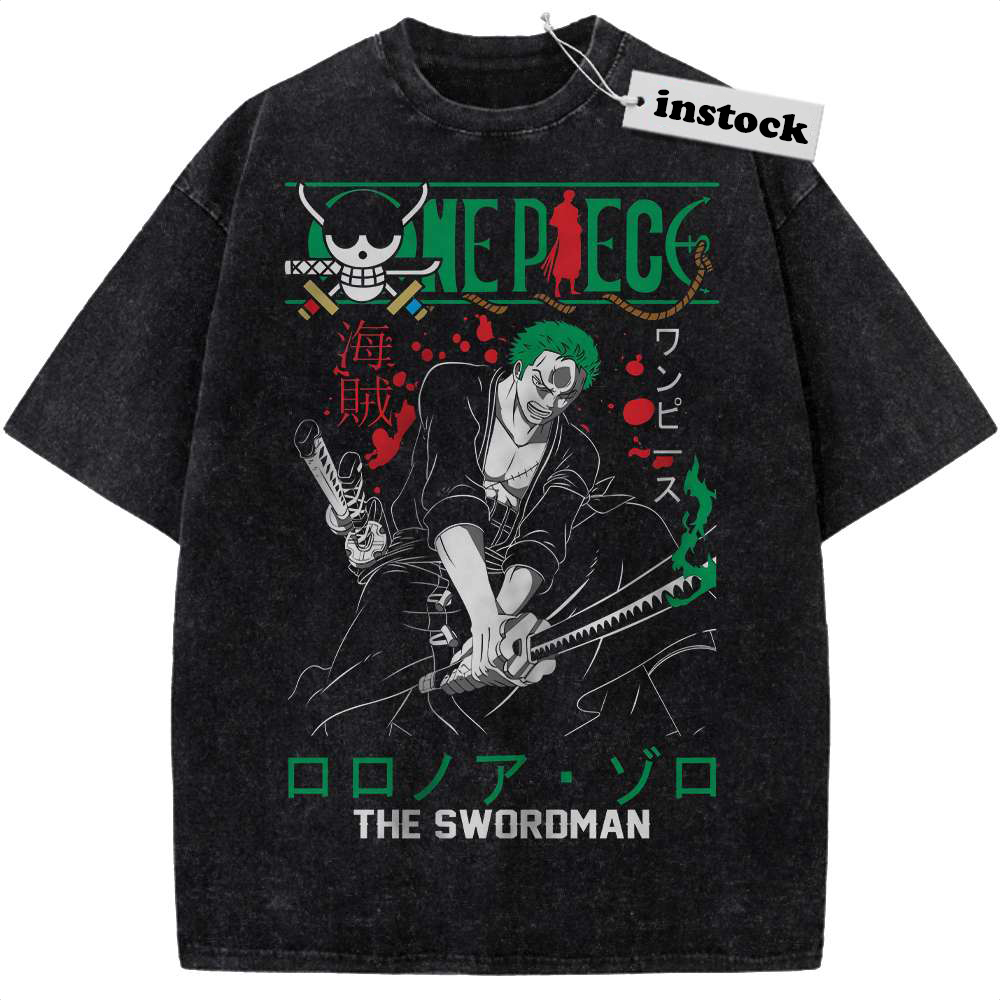 Roronoa Zoro Shirt, One Piece Shirt, Anime Shirt, Vintage Tee