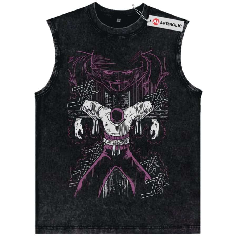 Alternative view of Roronoa Zoro Tank Top, One Piece Tank Top, Anime Tank Top, Vintage Tank Top