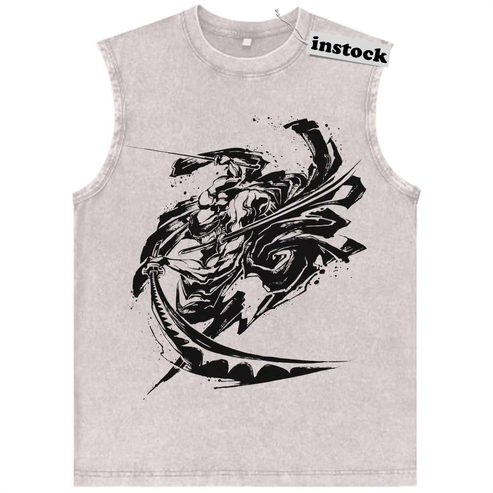 Roronoa Zoro Tank Top, One Piece Tank Top, Anime Tank Top, Vintage Tank Top