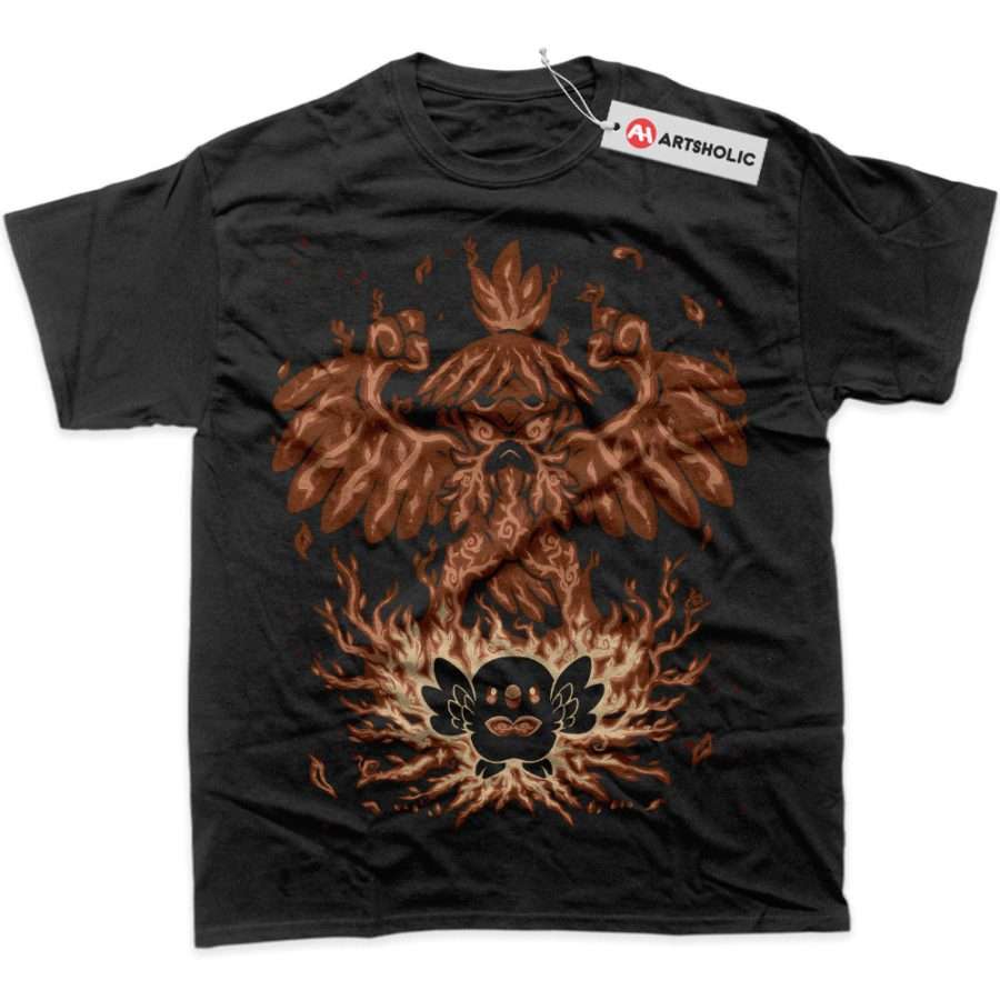 Alternative view of Rowlet vs Decidueye Shirt, Pokemon Shirt, Anime Shirt, Graphic Tee