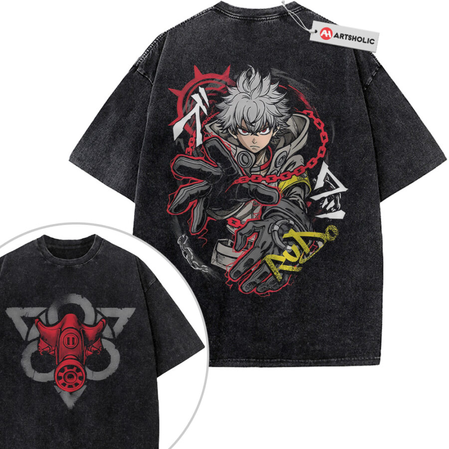 Alternative view of Rudo Surebrec Shirt, Gachiakuta Shirt, Anime Shirt, Vintage T-Shirt 2-Sided