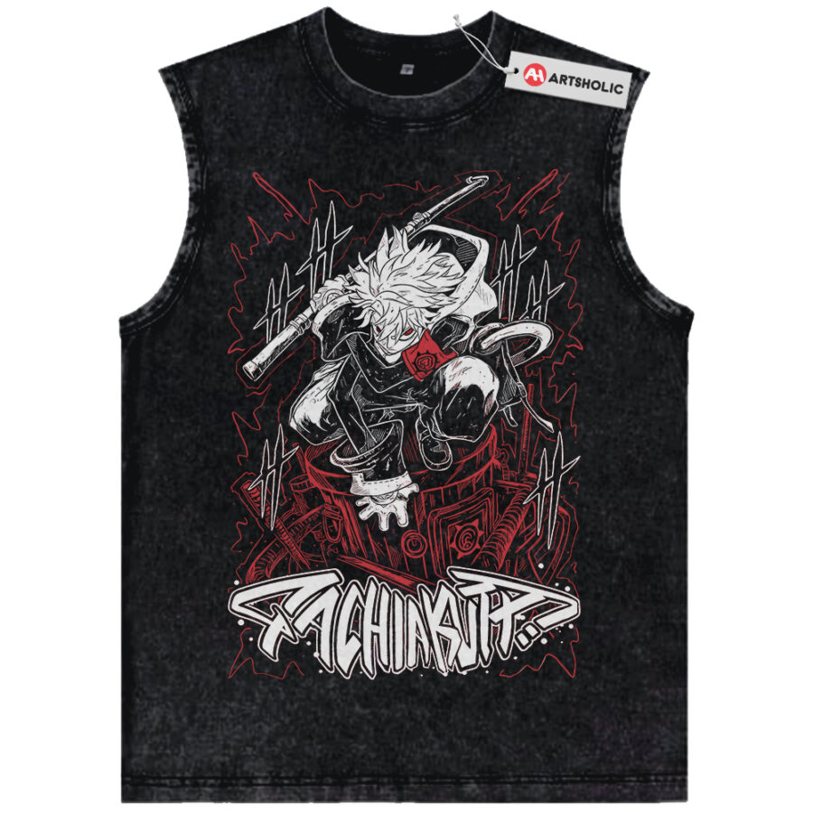 Alternative view of Rudo Surebrec Tank Top, Gachiakuta Tank Top, Anime Tank Top, Vintage Tank Top