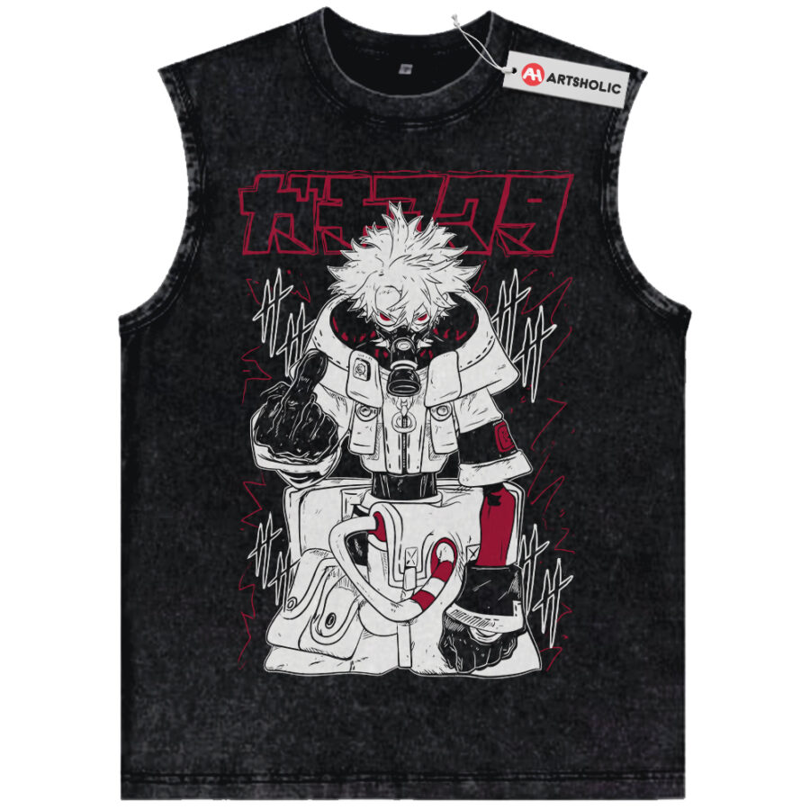 Alternative view of Rudo Surebrec Tank Top, Gachiakuta Tank Top, Anime Tank Top, Vintage Tank Top
