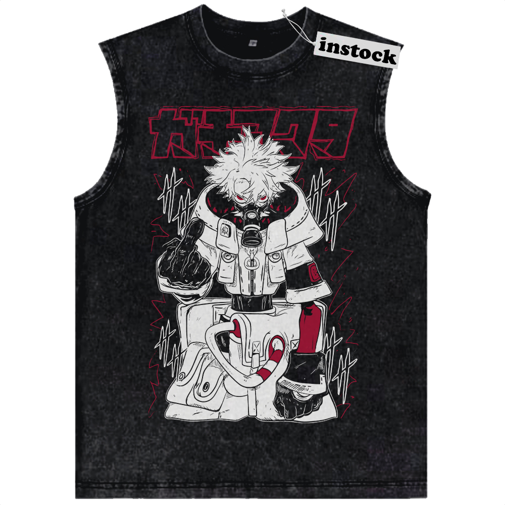 Rudo Surebrec Tank Top, Gachiakuta Tank Top, Anime Tank Top, Vintage Tank Top