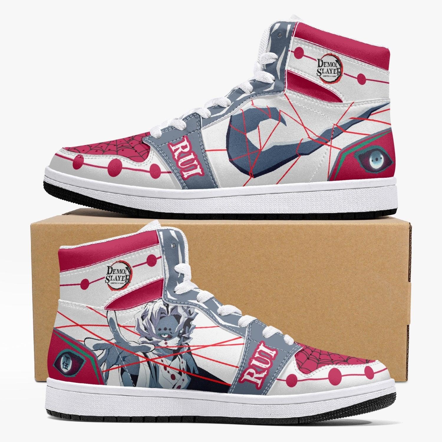 Rui Demon Slayer Custom Sneaker Mid 1 Basketball Shoes - Otaku Hall
