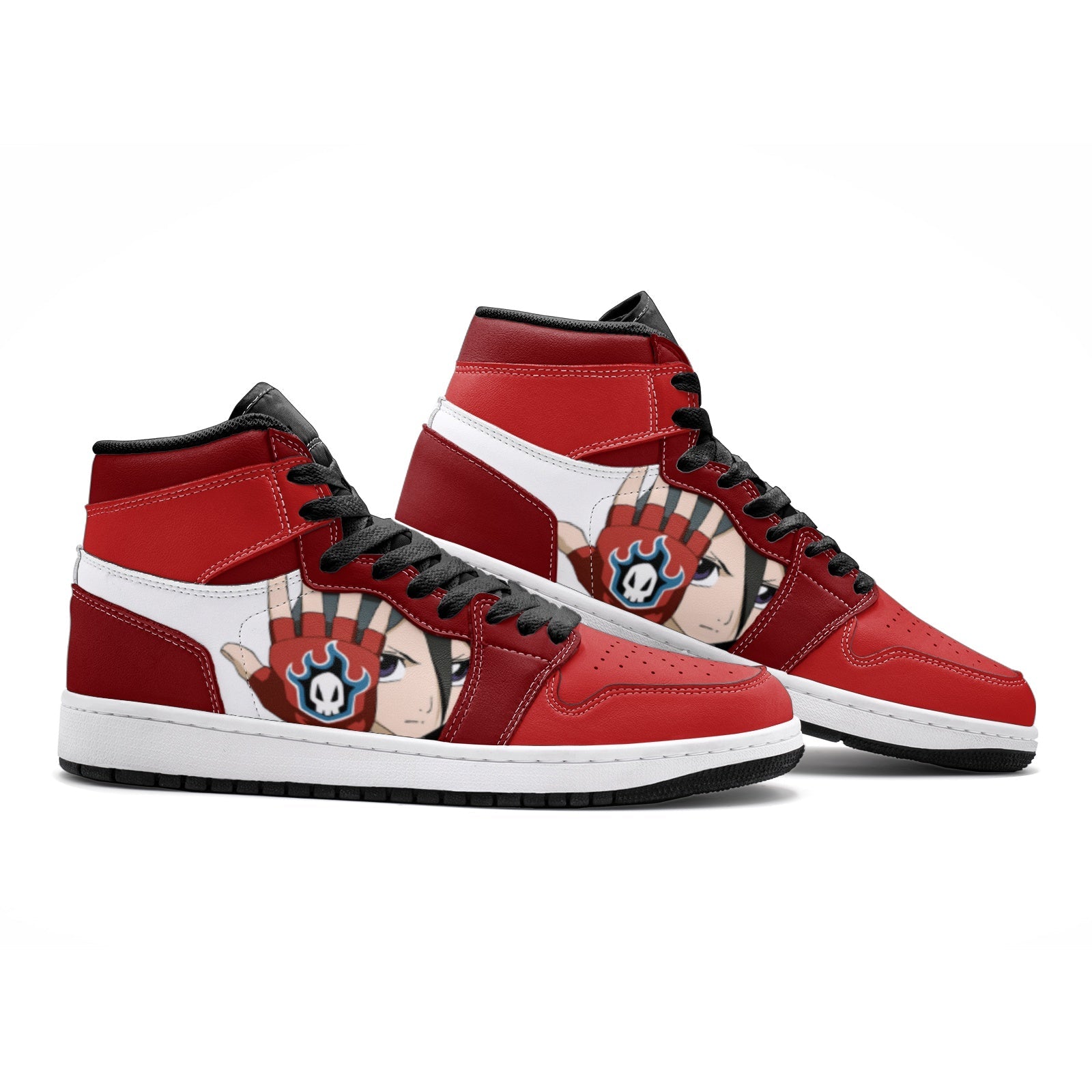 Rukia Kuchiki Burichi Custom Sneaker Mid 1 Basketball Shoes - Otaku Hall