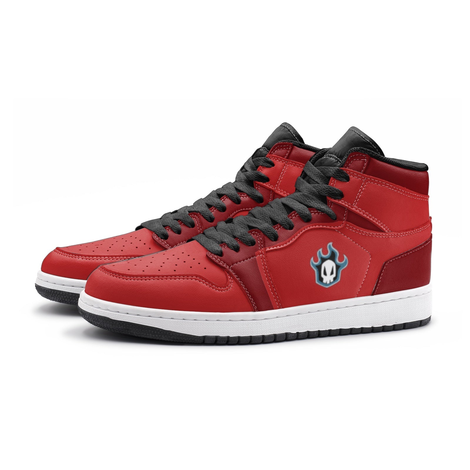 Alternative view of Rukia Kuchiki Burichi Custom Sneaker Mid 1 Basketball Shoes - Otaku Hall