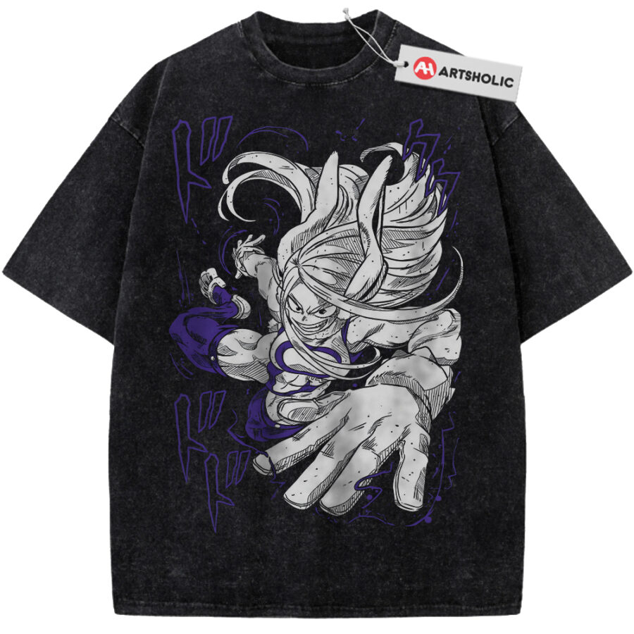 Alternative view of Rumi Usagiyama Shirt, Mirko Shirt, MHA Shirt, Anime Shirt, Vintage T-Shirt