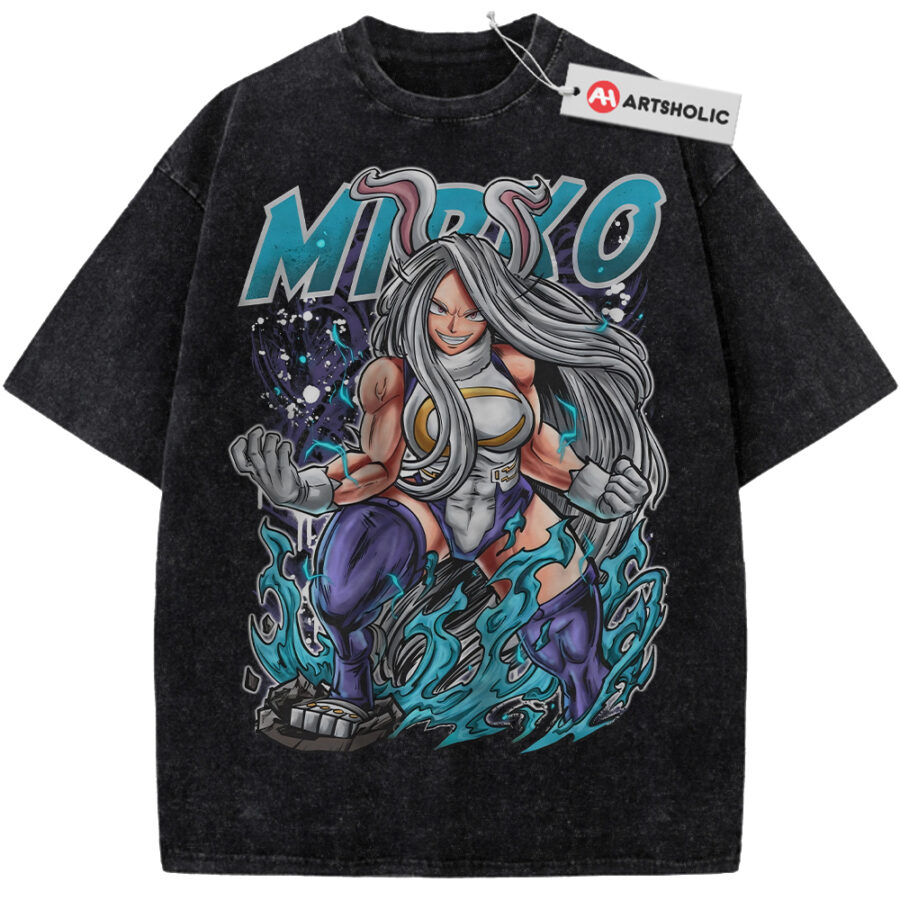 Alternative view of Rumi Usagiyama Shirt, Mirko Shirt, MHA Shirt, Anime Shirt, Vintage Tee